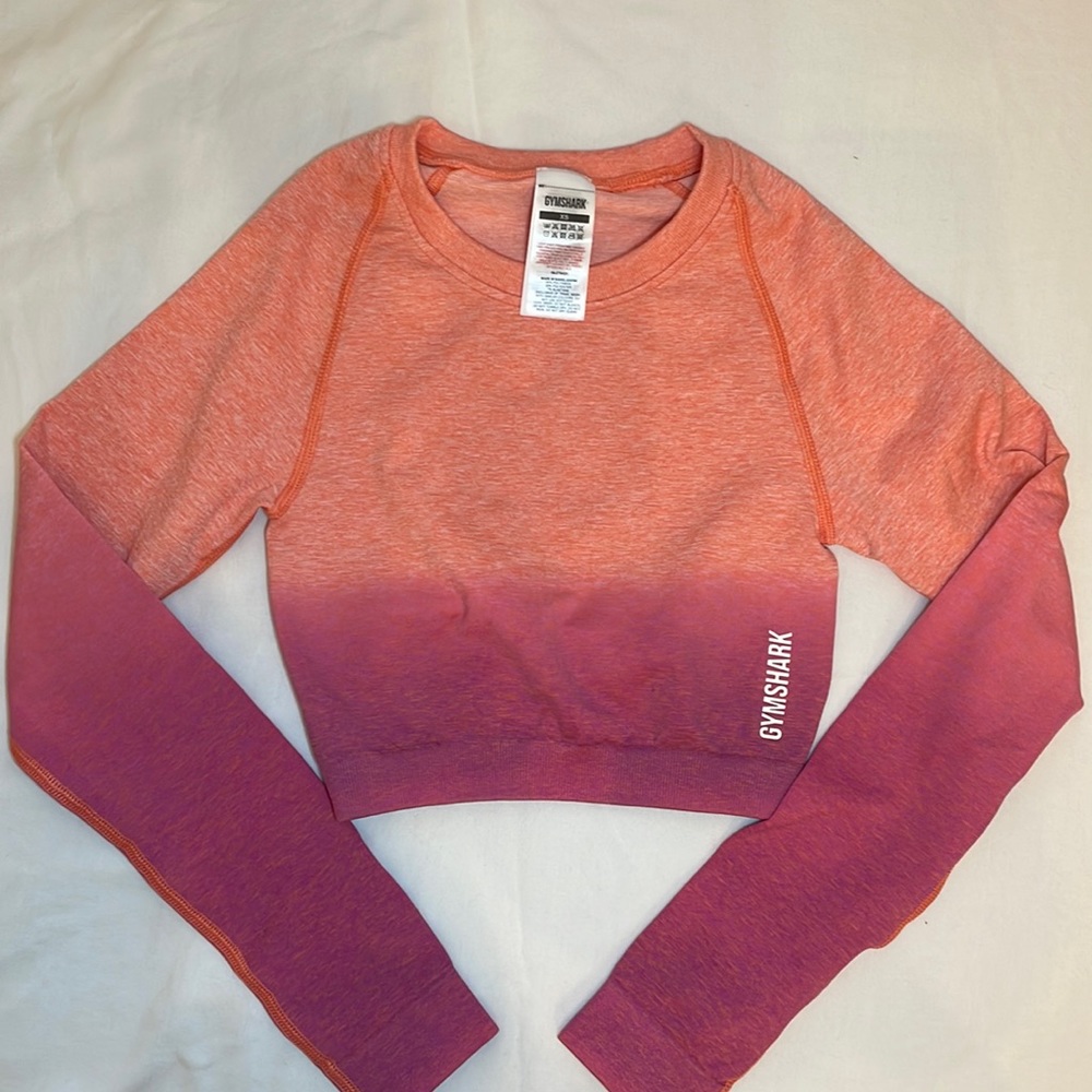 NEW Gymshark Ombré Long Sleeve Top